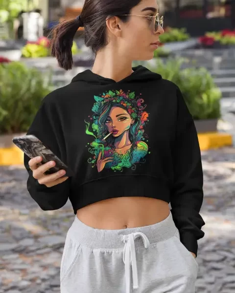 Dazzling Dose Zondro Crop Hoodie 2