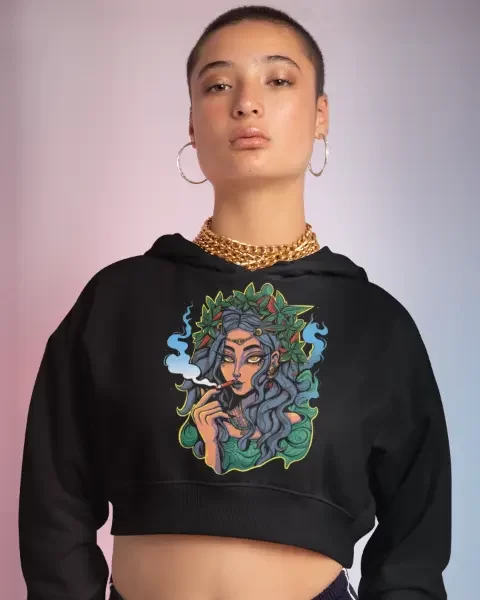 Fierce & Fiery Zondro Crop Hoodie 2