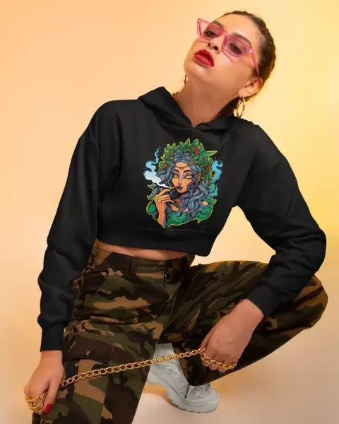 Fierce & Fiery Zondro Crop Hoodie 3