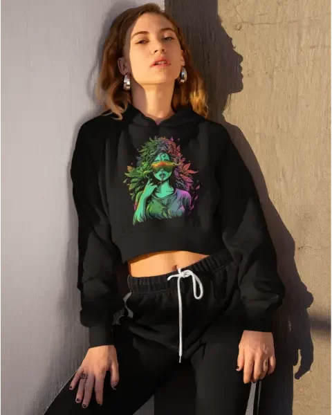 Fire & Grace Zondro Crop Hoodie 2