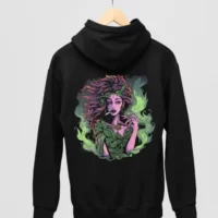 Sultry Smoke: Zondro Hoodie Back