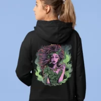 Sultry Smoke: Zondro Hoodie Back