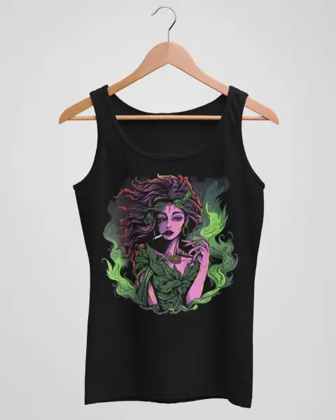 Sultry Smoke: Zondro Tank Top