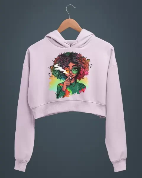 Swaggy Curls: Zondro Crop Hoodie