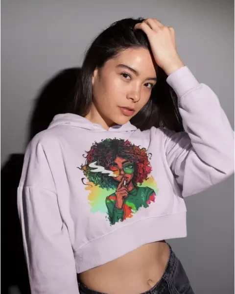 Swaggy Curls: Zondro Crop Hoodie